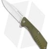 Boker Magnum Coccodrillo Vero Liner Lock Knife OD Green G10 (3.125" Satin) -Knife Craft Shop Boker Magnum Coccodrillo Vero LL OD Green G 10 Satin 01MB725 BHQ 98578 jr