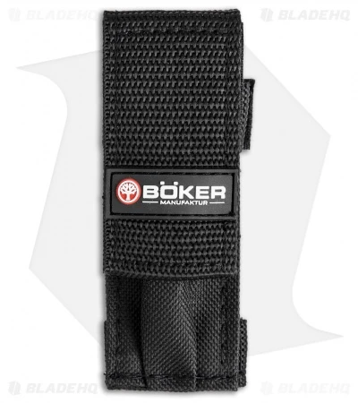 Boker Top Lock II Knife Sheath Black Nylon W/ Velcro (Small) -Knife Craft Shop Boker Top Lock 2 sheath black small BHQ 1243 er